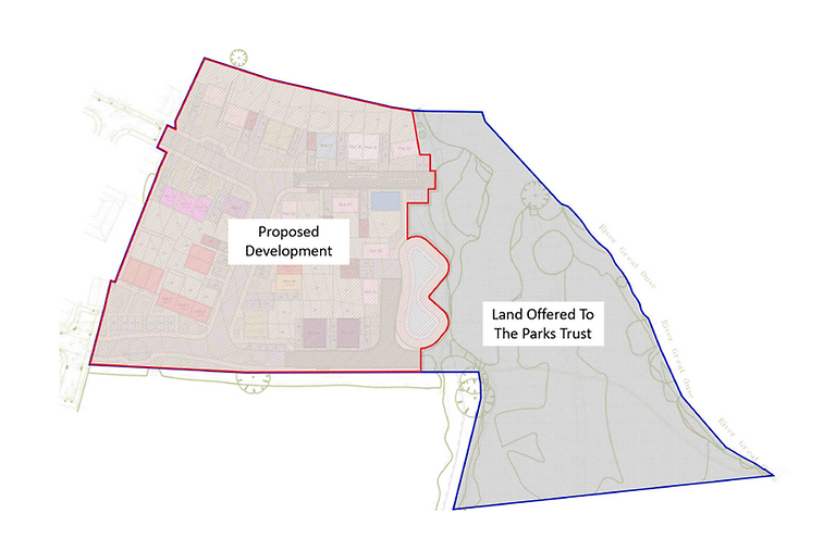Proposed development area